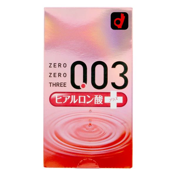 Okamoto 岡本。零零三 0.03 透明質酸 (日本版) 10 片裝 乳膠安全套：圖片 2