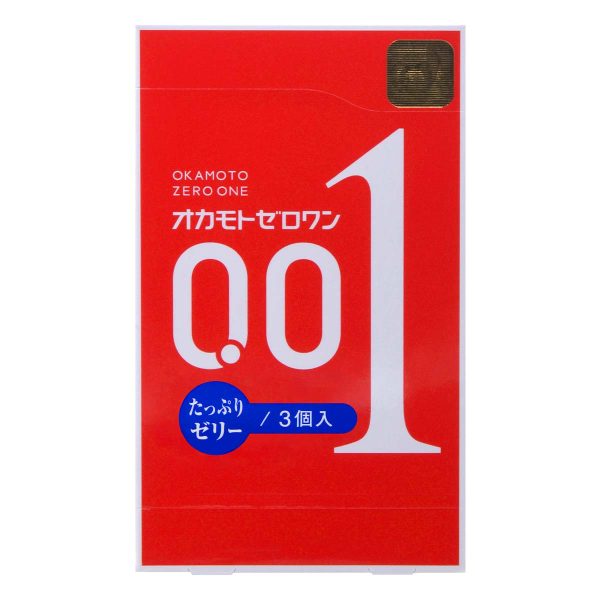 Okamoto 岡本 0.01 潤滑劑加量 (日本版) 3 片裝 PU 安全套 - Image 2